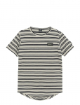 Indian Blue Jeans - T-Shirt Stripe Badge - L&uuml;hikeste varrukatega - 176