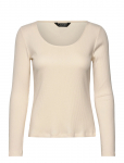 Lauren Ralph Lauren - Rib-Knit Long-Sleeve Scoopneck Tee - Pikkade varrukatega - L