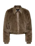 ONLY - Onlyumi Life Faux Fur Jacket Otw - Kunstkarusnahk - M