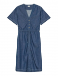 Mads N&oslash;rgaard - Air Denim Sanne Dress - P&otilde;lveni ja midi - 34
