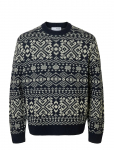 Selected - Slhholger Ls Knit Jaquard Crew Neck - &Uuml;mara kaelusega - S