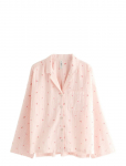 Lindex - Pyjama Shirt In Seersucker - Pidžaamad (komplektid) - XS