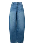 Pieces - Pcgrace Mw Barrel Ank Jeans Noos Bc - Barrel-teksad - 29 x 32
