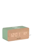 KARLSSON - Alarm Clock Block W. Phone Charger Led Jungle Green, White Led - &Auml;ratuskellad - H 7.1CM