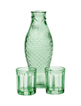 Serax - Set Carafe + 2 Glasses M Blue Fish&Fish - Joogiklaasid - 85 CL