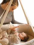 Moonboon - Fitted Sheet Oval Cradle - Beebipesa linad - ONE SIZE