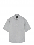 Mads N&oslash;rgaard - Cotton Soft Oskar Shirt Ss - Triibulised s&auml;rgid - XXL