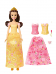 Disney Princess - Disney Princess 2-In-1 Stories Belle Fashion Doll With 2 Snap-On Bodices, 2 Skirts & 9 Accessories - Nukud - ONE SIZE