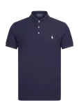 Polo Ralph Lauren - Custom Slim Fit Honeycomb-Mesh Polo - L&uuml;hikeste varrukatega - M