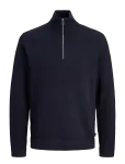 Jack & Jones - Jprblamilano Spring Knit Half Zip - Poolpika lukuga džemprid - XXL