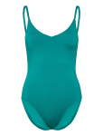 Speedo - Solid V-Neck Swimsuit - Spordi ujumistrikood - XS