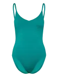 Speedo - Solid V-Neck Swimsuit - Spordi ujumistrikood - XS