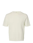 Selected - Slmtorino Ss Knit Crew Neck Noos - L&uuml;hikeste varrukatega - XXL