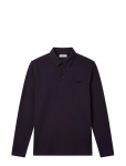 Calvin Klein - Ls Slim Supima Logo Patch Polo - Pikkade varrukatega - M