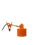 Dyberg Larsen - Ocean Klemmelampe Orange - Seinalambid - H:14.6CM L:19.5CM B:11.5CM