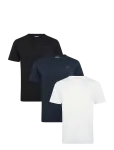 Lindbergh - 3-Pack Tee With Flag Print S/S - L&uuml;hikeste varrukatega - M