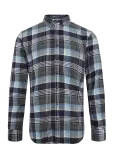 Lindbergh - Large Checked Brushed Shirt L/S - Ruudulised s&auml;rgid - XL