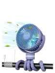 Momcozy - Momcozy  Portable Stroller Fans Purple - Jalutusk&auml;ru tarvikud - ONE SIZE