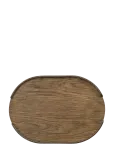 Cooee Design - Woody Tray 28X40Cm Dark Oak - Kandikud - ONE SIZE