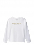 Calvin Klein - Glitter Aw Boxy L/S T-Shirt - Pikkade varrukatega T-s&auml;rgid - 140