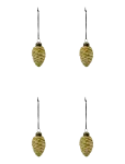 House Doctor - Christmas Ornament, Hdcone, Gold - J&otilde;ulukuulid ja kuuseehted - ONE SIZE