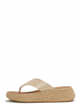 FitFlop - F-Mode Espadrille Shimmersuede Toe-Post Sandals - Kontsaga sandaalid - 42