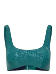 Puma Swim - Puma Swim Women Embossed Scoop Neck Top 1P - Sportbikiinid - L