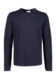 Lindbergh - Basic Granddad Tee L/S - Pikkade varrukatega - XL
