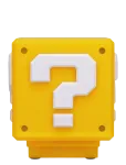 Paladone - Super Mario Mini Question Block Light V3 - &Ouml;&ouml;lambid - H:10.3CM