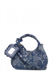 Ganni - Tapestry Denim Hobo Bag - Rihmaga kotid - ONE SIZE