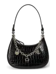 Lauren Ralph Lauren - Embossed Medium Marcy Zip Shoulder Bag - V&auml;ikesed &uuml;le&otilde;lakotid - ONE SIZE