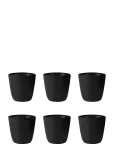 Aida - Raw Titanium Black - Single Wall Mug 30 Cl 6 Pcs 6 Stk 30 Cl - Kohvitassid - 30 CL