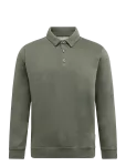 Tom Tailor - Buttoned Polo Collar Sweatshirt - Pikkade varrukatega kootud polos&auml;rgid - L