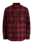 Jack & Jones - Jprbluivy Check L/S Overshirt Sn - Ruudulised s&auml;rgid - XXL