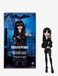 Monster High - X Wednesday Collectible Doll, Wednesday Addams In Black Dress With Thing Accessory - Nukud - ONE SIZE
