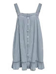 NOISY MAY - Nmkatri Oregon S/L Denim Dress Bs006Lb - P&otilde;lveni ja midi - M
