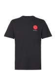 Edwin - Bolton T-Shirt - Grey Marl/White - L&uuml;hikeste varrukatega - L