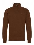 Barbour - Barbour Essential Lambswool Half Zip - Poolpika lukuga džemprid - XXL