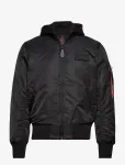 Alpha Industries - Ma-1 Zip Hood Backprint - Bomber-jakid - XL