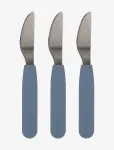 Filibabba - Silikone Knive 3-Pak - Powder Blue - S&ouml;&ouml;giriistad - L14CM