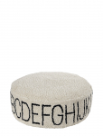 Lorena Canals - Pouffe Abc Natural - Black - Furniture - 20X 70X 70CM