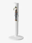 K&auml;hler - Hammersh&oslash;i Christmas Candle Holder H20 Cm White W. Deco - K&uuml;&uuml;nlajalad - H20CM