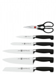 Zwilling - S&aelig;t Med Knivblok + Kis - Noaplokid - ONE SIZE