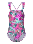 Speedo - Girls Learn To Swim Printed Frill Thinstrap - Ujumisriided - 2