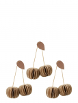 Broste Copenhagen - Cherry Ornaments - J&otilde;ulukuulid ja kuuseehted - L:3CM