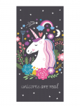 Einhorn - Towel Unicorn - Nb 027 - 70X140 Cm - R&auml;tikud - 70X140CM