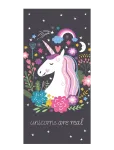 Einhorn - Towel Unicorn - Nb 027 - 70X140 Cm - R&auml;tikud - 70X140CM