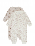 Pippi - Nightsuit -Zipper (2-Pack) - Pidžaama kombinesoonid - 50