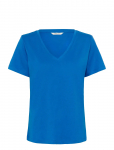 Cream - Crnaia Deep V-Neck T-Shirt - L&uuml;hikeste varrukatega - L