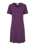 Damella Of Sweden - Nightdress With Short Sleeves Josefine - &Ouml;&ouml;s&auml;rgid - XXL